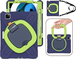 Moxido étui de protection coloré et résistant aux chocs avec béquille rotative à