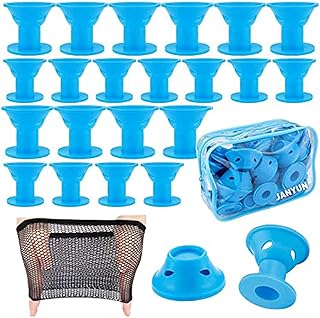 Ensemble de bigoudis en silicone, bigoudis magiques sans chaleur, bigoudis faciles pour la belle