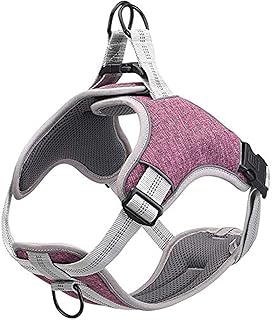 Harnais pour chien réglable non rétractable, gilet réfléchissant pour chiens, contrôle facile