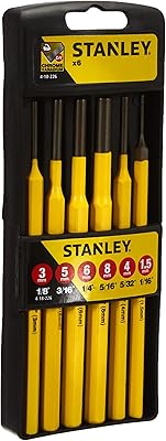 Jeu de poinçons stanley 418226 (6 pièces)