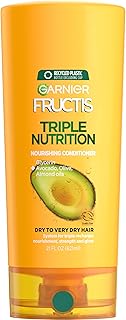 Garnier fructis après-shampooing triple nutrition pour cheveux secs à très secs, 621 ml
