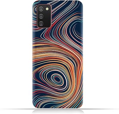 Coque en tpu amc design pour samsung galaxy a02s avec motif de lignes