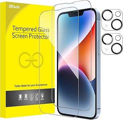 Geetech protection d'écran à couverture complète pour iphone 14 6,1 pouces avec protecteur