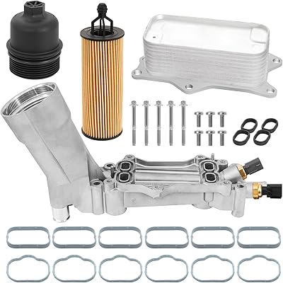 926-959 kit de refroidissement de filtre à huile moteur en aluminium avec joints