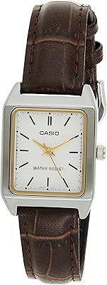 Montre décontractée pour femme, analogique en cuir - ltp-v007l-7e2udf