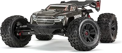 Arma extreme bash roller speed ​​​​monster truck avec télécommande, 1/8 4wd kraton, noir