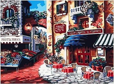Peinture à l'huile sur toile 16 x 20 pouces, dessin par numéros, motif