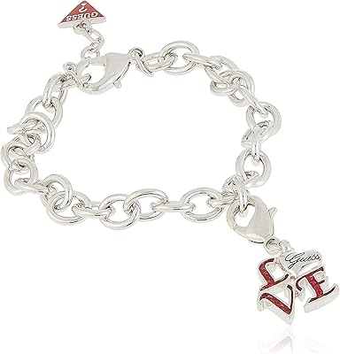 Bracelet pendentif guess pour femme en acier inoxydable, taille unique, acier inoxydable