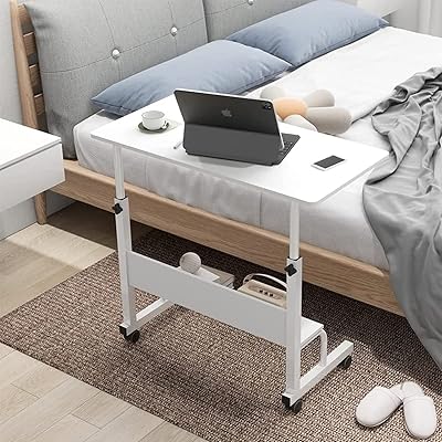 Table portable multifonctionnelle pour ordinateur portable au design moderne pour le bureau, la maison,