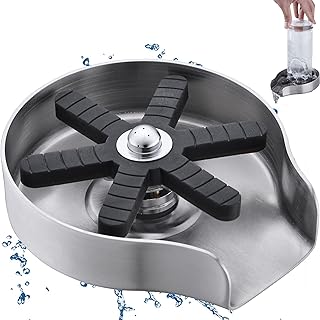 Rinçage du verre d'évier de cuisine belcosmart, rinçage du verre de robinet