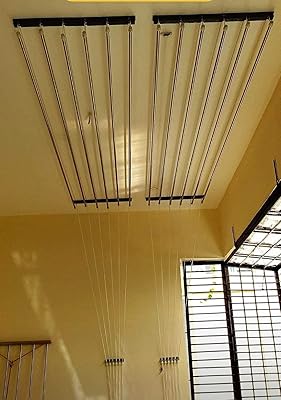 Cintre à vêtements en acier inoxydable antirouille nr industries avec barres de chute