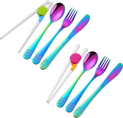 Ensemble de couverts pour enfants boylem en acier inoxydable, ensemble de couverts