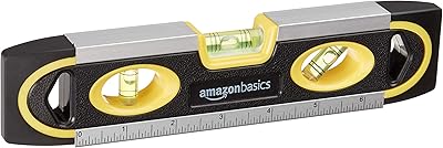 Amazon basics règle d'équilibre de torpille magnétique de 9 pouces et jauge
