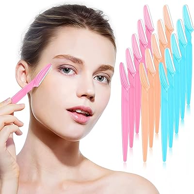 Tondeuse à sourcils exfoliante multi-usages pour femmes et hommes avec couverture de précision