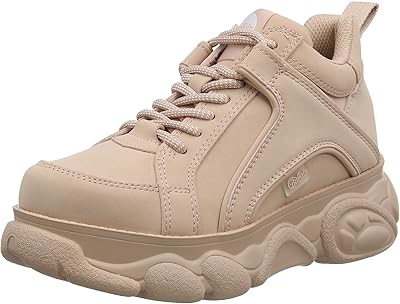 Sneakers curren en cuir beige nude cld - rose - taille 36 eu