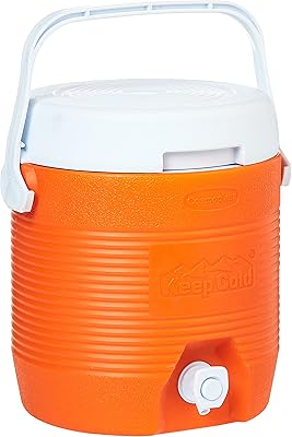 Mini refroidisseur d'eau en plastique isolé cosmoplast, 6 litres, orange