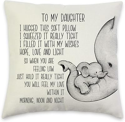 Housse de coussin décorative en lin cadeaux pour fille tosnayo housse