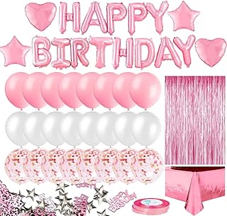 Ballons roses de beauté fournitures décoration de fête pour anniversaires et mariages y