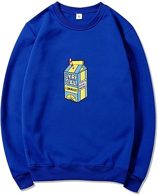 Sweat à capuche en polaire imprimé citron pour hommes et femmes, pull décontracté