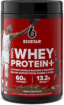 Poudre de protéine de lactosérum six star whey protein plus | isolat