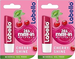 Baume de soin pour les lèvres labello cherry shine, 2 x 4,8 g. L'univers du discount accessible 24/7 sur Diaytar Sénégal