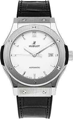 Montre hublot classic fusion automatique pour homme cadran opalin en titane