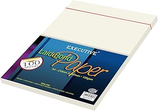 Papier bond fis executive vergé, 100 feuilles, 100 g/m2, blanc chameau, format a4