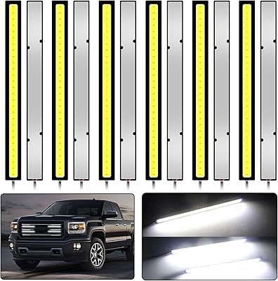 Siusi 12 pièces feux de jour, bande lumineuse led extérieure de voiture super
