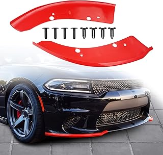 Jd moon protection de bord de pare-chocs avant compatible avec dodge charger srt