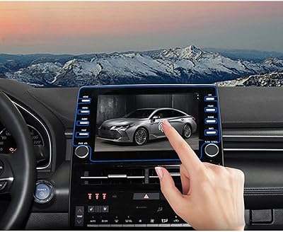 Protecteur d'écran tactile lcd en verre trempé pour toyota avalon 2018 2019 2020
