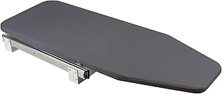 Table à repasser amoca en acier et bois, gris, 810x300, 8080020