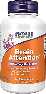 Complément alimentaire now brain intenttm avec cera-qtm, fonction cognitive saine*, 60 comprimés à