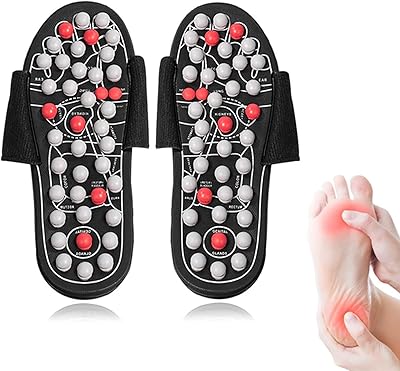 Pantoufles de massage d'acupression ideal swan masseur de pieds pour femmes et hommes
