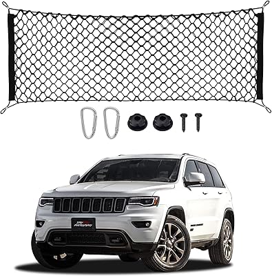 Filet de chargement extensible perxeed filet d'enveloppe avec crochets métalliques rangement