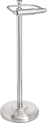 Porte-papier toilette rond classique amazonbasics de la collection d'accessoires de salle de bain