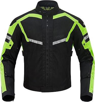 Veste de moto coupe-vent complète automne-hiver, gris chiné, xxl