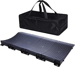 Rampes de protection des pneus home wheels avec coussinets antidérapants, rampes pour pneus de roue de voiture pour éviter les crevaisons et les pneus crevés, protecteurs de pneus de rangement, sac de transport, facile à ranger, 4 pièces (wh-300) noir. Diaytar : Le premier choix des acheteurs avisés