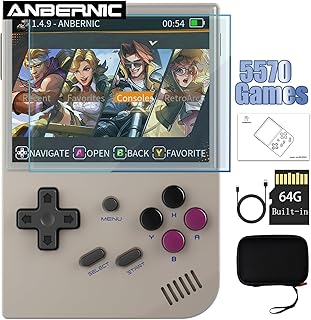 Console de jeu portable linux rétro rg35xx 3,5 pouces ips 640x480 avec carte