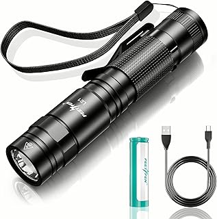 Lampe de poche rechargeable bitpen l21, lampe de poche 5 modes, étanche ipx6