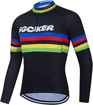 Maillots de cyclisme en polaire thermique pour hommes, manteau de vélo chaud à