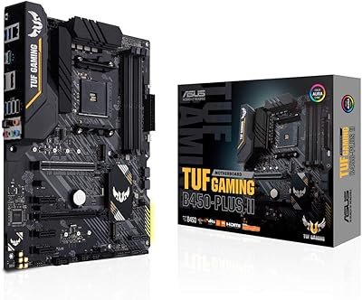 Asus tuf b450-plus ii (amd b450) (am4) carte mère de jeu atx