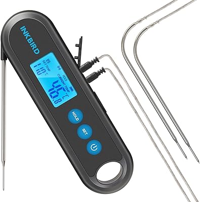 Inkbird iht-2pb thermomètre à viande numérique bluetooth avec sonde de rétroéclairage