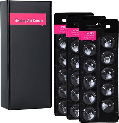 Dômes pour aides auditives pour dômes monotrou oticon minifit de 8 mm