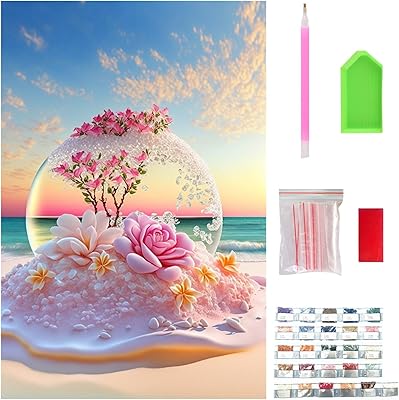 Kit complet de peinture diamant 5d pour adultes, kits d'art diamant pour amateurs