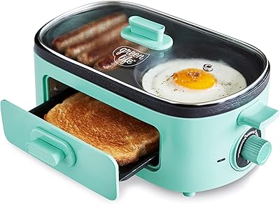Machine à petit-déjeuner green life cc006797-001, céramique - turquoise