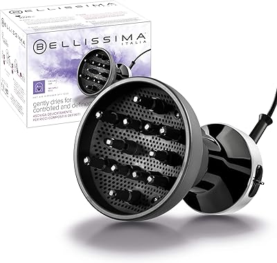 Bellissima devon df1 1000 diffuseur d'air chaud pour cheveux bouclés, 700 w, 2 combinaisons air/chaleur, technologie chaleur douce, boucles sans frisottis, équipé d'une prise britannique. Diaytar : Acheter moins cher n'a jamais été aussi facile