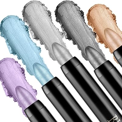 Crayon fard à paupières imperméable, crayon fard à paupières crème pailleté pour le maquillage