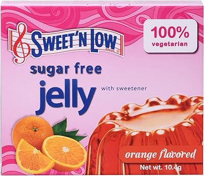 Gelée à saveur d'orange sans sucre sweet n low avec édulcorant, 10,4 grammes. Diaytar : Là où commence votre expérience shopping idéale