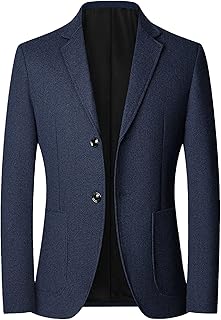 Lars amadeus manteau de sport de bal pour hommes coupe ajustée veste