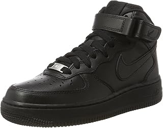 Chaussure de basket-ball air force 1 mid '07 le noir noir pour femme